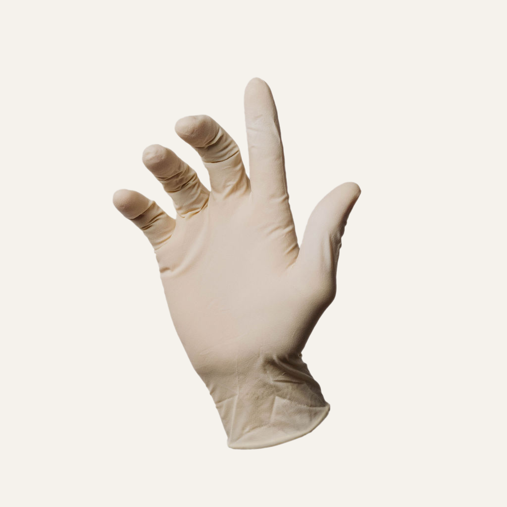 First Glove 5 Mil Latex Disposable Exam Medical Gloves