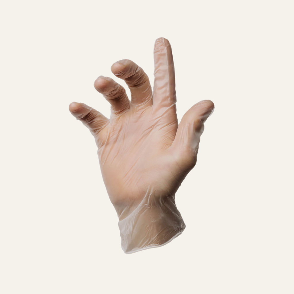 First Glove Essential Clear Vinyl Disposable Gloves - General Purpose