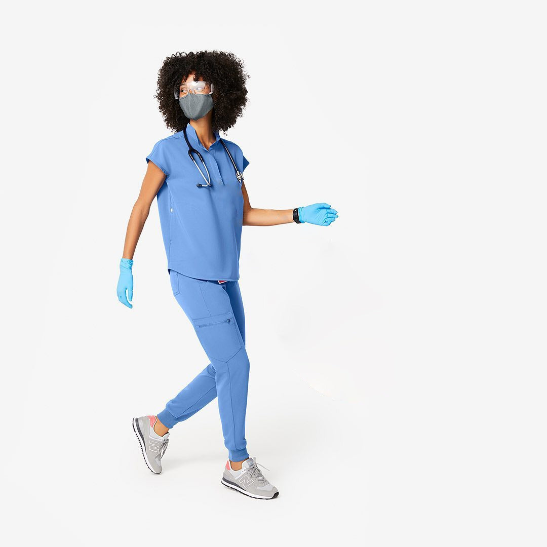 First Glove blue nitrile exam gloves