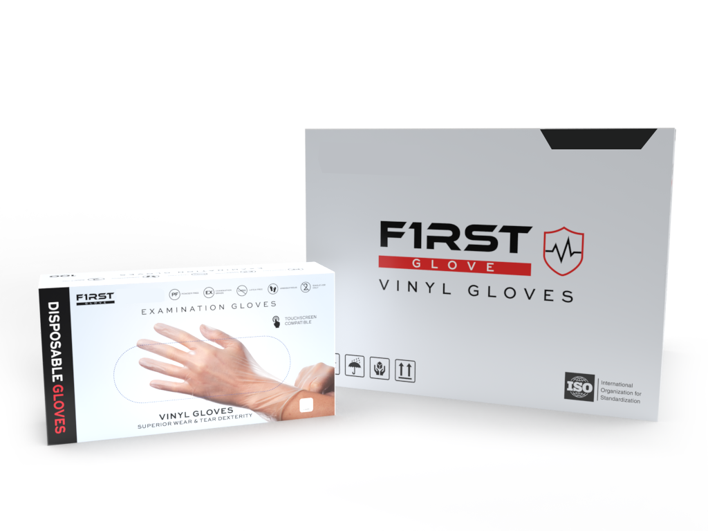 First Glove 4 Mil Nitrile Disposable Exam Gloves