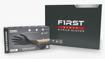 First Glove 4 Mil Nitrile Disposable Exam Gloves