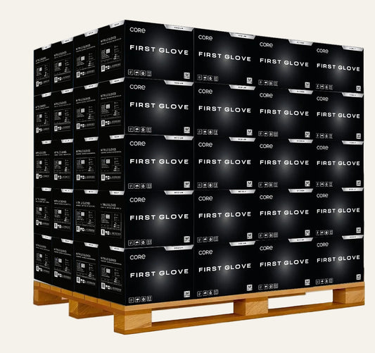 First Glove 3.5 Mil Black Nitrile Disposable Exam Gloves (100 Cases / Full Pallet)