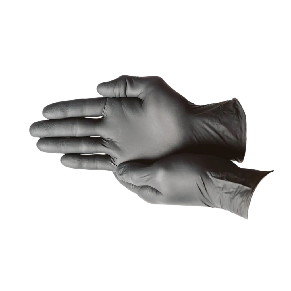 Black Nitrile Exam Gloves, 6 Mil Medical Grade Disposable – Powder-Free, Latex-Free (Tattoo, EMS & Lab) | First Glove Volt
